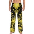 thumbnail image 2 of Picia saucerman Mushroom Forest Mens Soft Woven Cotton Elastic Waistband Sleep Pajama Pant Lounge Sleep Pant With Pockets And Drawstring-Medium, 2 of 9