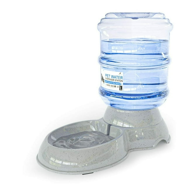 Automatic Cat Feeder and Water Dispenser in Set for Small Medium Dog Pets Puppy Kitten Big Capacity 1 Gallon