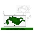 thumbnail image 2 of New Genuine Nissan Sentra Fog Light Lamp Bracket Left (2013-2017) OE 269153RA0A, 2 of 10