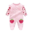 thumbnail image 2 of Ahuyic Toddler Kids Casual Rompers, Autumns And Winters Kids Long Sleeved JumpSuit,Newborn Clothes Jumpsuit Spring And Autumns Styles Boneless Hoodie Newborn Spring And Autumns Clothing Cute Clothes, 2 of 3