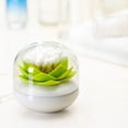 thumbnail image 4 of CNKOO Lotus Dustproof Cotton Swab Bud Holder Toothpick Dispenser Storage Box Case, 4 of 7