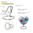 thumbnail image 4 of Tranquil Walk Through Blossoming Mini Heart Urns For Human Ashes - Mini Heart Urns For Human Ashes - Funeral Urns For Ashes - Urns For Mom - Ash Holders For Human Ashes (Size -3inch,4Pcs), 4 of 5