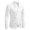 White, variant on DAFPZW Irregular Button Shirts for Men Fall Long Sleeve Solid Dress Shirt Fashion Turndown Collar Tops Casual Wedding Shirt