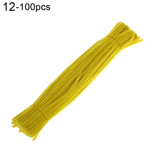 AYYUFE 100Pcs Chenille Stems Pipe Cleaners Twist Rods Kids DIY Craft Educational Toy