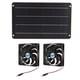 thumbnail image 5 of Kit de ventilador con energía solar ventiladores duales con energía solar compactos y ahorradores de energía disipación de calor de 20W para invernadero ANGGREK Otros, 5 of 8
