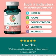 Neuriva Original Brain Performance Supplement (30 count) ، دعم الدماغ مع المكونات الطبيعية المثبتة سريريًا (Coffee Cherry & Plant Sourced Phosphatidylserine) (حزمة 2)