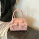 thumbnail image 4 of Bolso Mano Hombro Mujeres PU Bow S para Viajes Al Aire Libre, 4 of 9