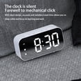 thumbnail image 4 of Reloj despertador digital Seitruly pantalla LED Negro 12/24H, 4 of 6