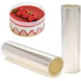 thumbnail image 1 of Cake Collars, 2 Pack Transparent Acetate Cake Rolls 6 x 394inch, Professional Acetate Sheets for Baking, Mousse Cake Wrapping, Surrounding Edge Cake Decorating, 1 of 1