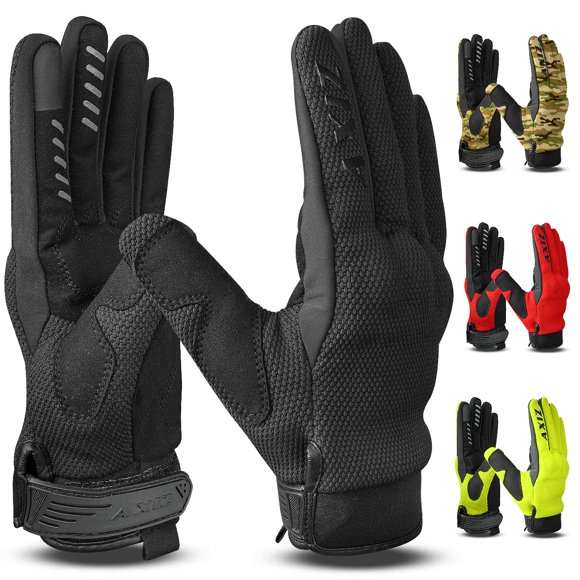 Guantes de moto AXIZ para hombre y mujer con pantalla táctil