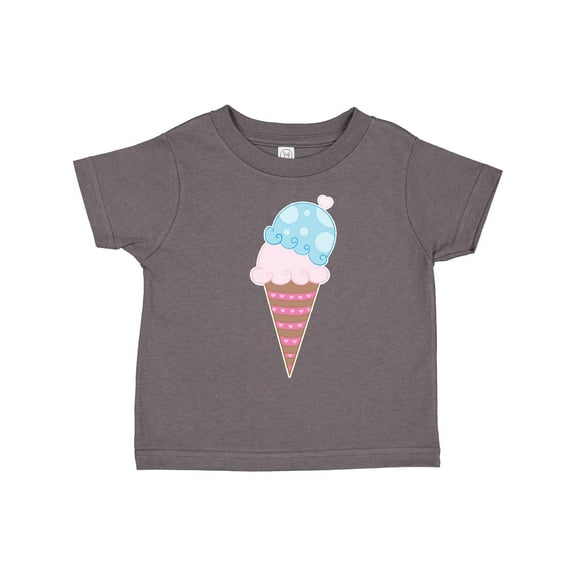 Inktastic Ice Cream Cone with Heart Boys or Girls Toddler T-Shirt