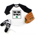 thumbnail image 2 of Bump and Beyond Designs Boys St. Patrick's Day Shirt, Too Cool to Pinch (Black, 14-16), 2 of 3