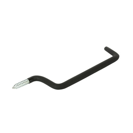 Hyper Tough Screw-in Heavy Duty Ladder Hook, Black