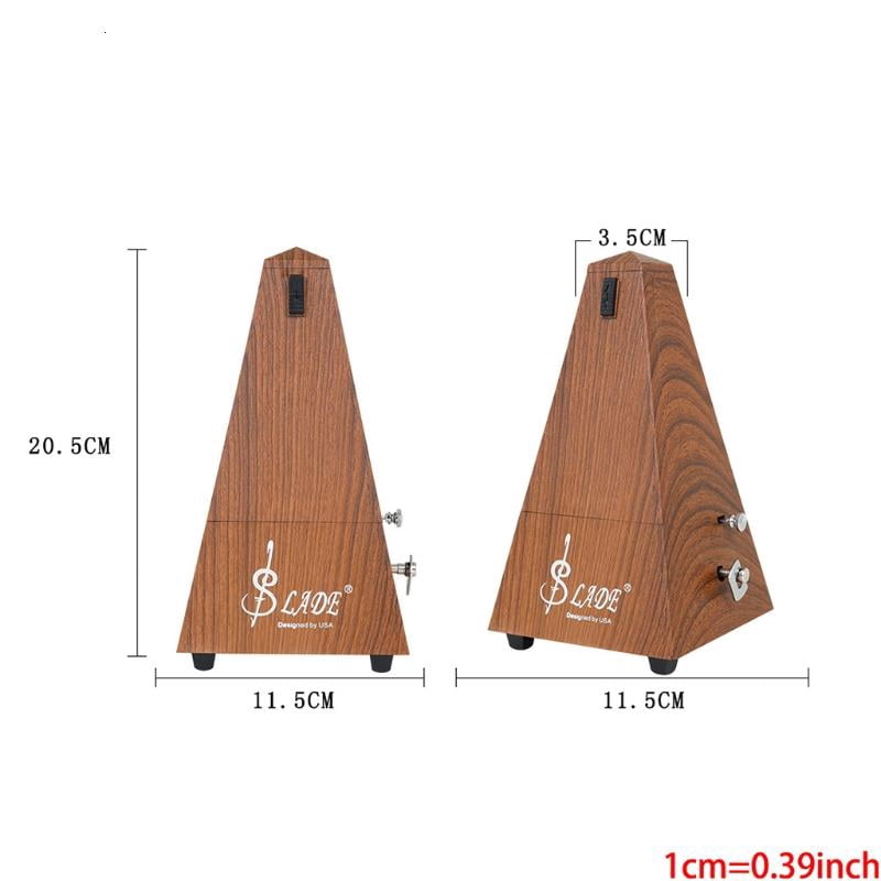 CEORPER Trapezoid Wind up Mechanical Metronome with Accurate Timing
