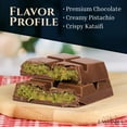 thumbnail image 3 of Eastanbul Premium Dubai Chocolate Bar Pistachio, Viral Candy, Knafeh, 7oz, 3 of 9