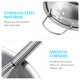 thumbnail image 4 of Ollas y sartenes para niños, juguetes de cocina, utensilios de cocina, juego de ollas y sartenes de acero inoxidable, 4 of 8