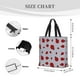 thumbnail image 3 of Fotbe Ladybug Bolsa Tote con Estampado para Mujer, Bolsos con Cremallera, Bolsa de Hombro Casual de Gran Capacidad con Bolsillos Internos, 3 of 7