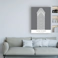 thumbnail image 3 of Trademark Fine Art 'New York Flat Iron Building Monochrome' Canvas Art by Fab Funky, 3 of 3