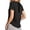Black, variant on Women Summer Short Sleeve T Shirt Soft Breathable Workout Yoga Top for Fitness And Casual Wear Shirt of Women Womens T Shirts Thick T Shirt Women, Size S