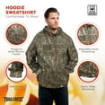 thumbnail image 6 of TrailCrest by Treel Men's Mossy Oak Hoodie Sweatshirt - Comfortable Stylish Jacket for Outdoor Activities, Hunting and Casual Wear, Bottomland Camo & Green, Medium, 6 of 7