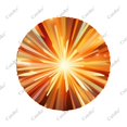 thumbnail image 3 of Radiating Starburst Pattern Polyester Universal Spare Wheel Tire Cover Wheel Covers for Trailer RV SUV Truck Camper, 3 of 5