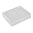 thumbnail image 3 of Contenedor De Almacenamiento Caja de almacenamiento de hilo de bobinas de máquina de coser de plástico con 25 bobinas individuales Wdftyju Libre de BPA, 3 of 6
