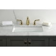 thumbnail image 3 of Kingston Brass KB982RXL Restoration Widespread Bathroom Faucet with Pop-Up Drain, Polished Brass, 3 of 7
