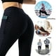 thumbnail image 2 of Pantalones de yoga para mujer, transpirables, con bolsillos, pantalones de entrenamiento para correr, para deportes de gimnasio FLhrweasw Nuevo, 2 of 9
