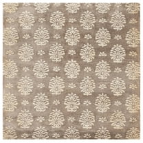 SAFAVIEH Soho Alicia Floral Area Rug, Beige/Ivory, 6' x 6' Square