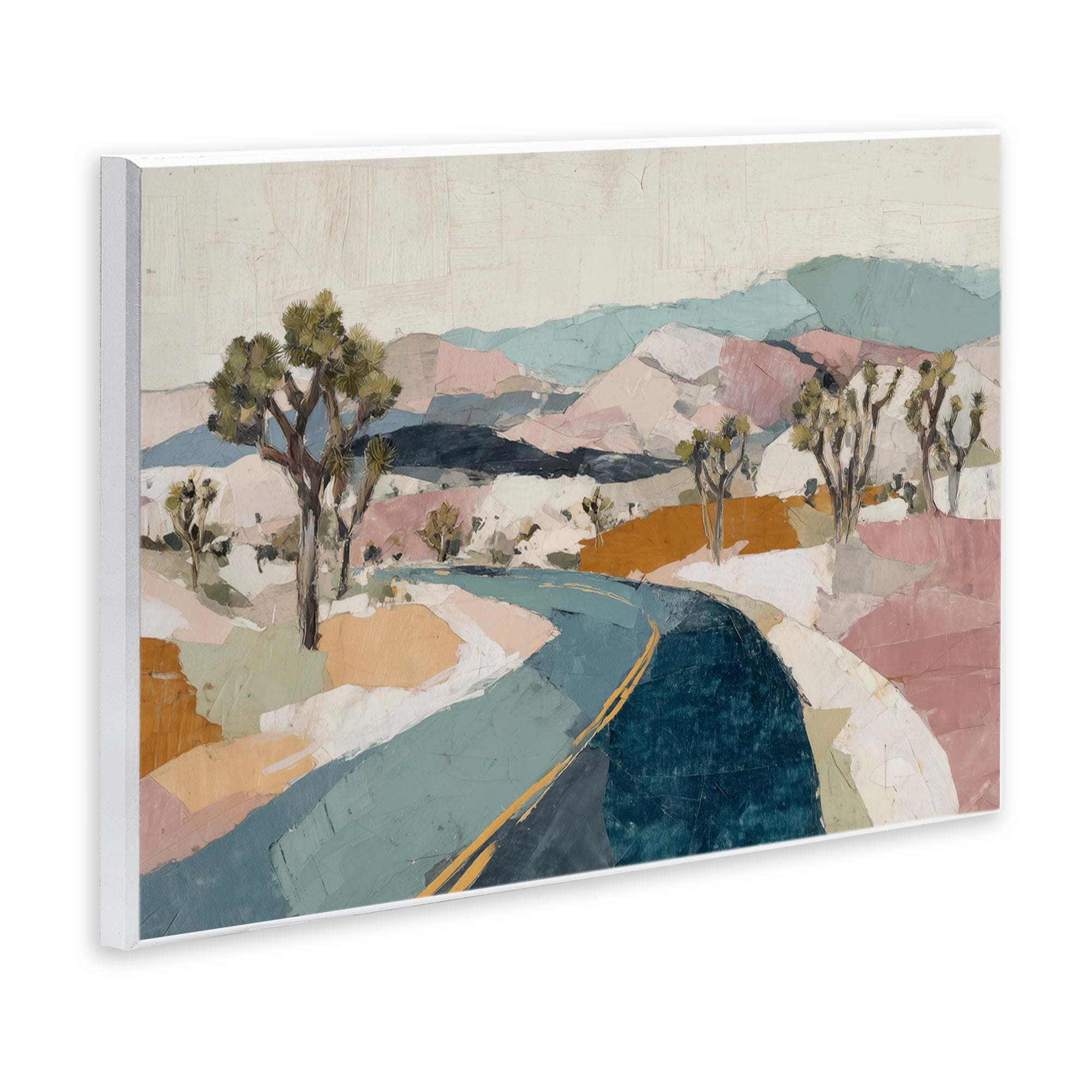 Stupell Industries Desert Highway Through Joshua Trees Wall Plaque Art, design by Chromatic Storm Studio