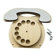 thumbnail image 4 of Junta ocupada para pequeños Habilidades motoras finas Juguetes Juguete sensorial de madera Piezas de bricolaje para desarrollar paciencia Setm R , teléfono rotatori teléfono rotatorio CUTICAT material de tablero ocupado, 4 of 8