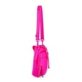 thumbnail image 5 of No Boundaries Women's Neoprene Crossbody Bucket Bag, Raspberry Sizzle, 5 of 6