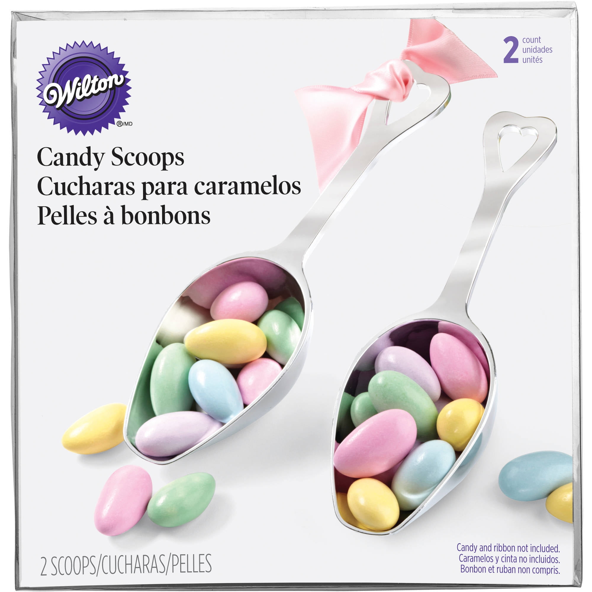 Candy Scoops 2/pkg-silver