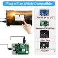 thumbnail image 4 of 52Pi 10.1 inch 1024x600 IPS LCD Touch Screen w/ Stand for Raspberry Pi 5/4B/3B+/3B/Zero, Win11/10/8/7, 4 of 10