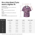thumbnail image 5 of Balery Butterflies And Floral Camisa Casual de Manga Corta con Botones para Hombre, Texturizada, Estilo Cubano, para Playa, Verano-Large, 5 of 5