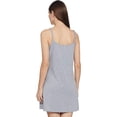 thumbnail image 2 of Stylore Nightgown for Women Soft Sleeveless Short Sleepwear Melange Grey 2XL, 2 of 6