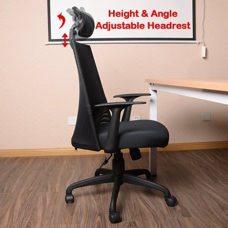 Swivel Mesh Office Chair Recline Height Adjustable 330 Lbs Max Load