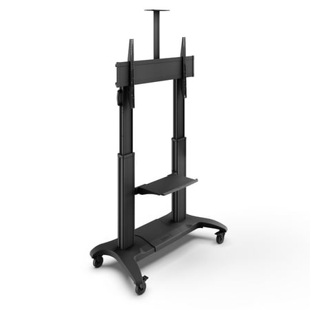 Kanto - MTMA TV Cart for Most Flat-Panel TVs Up to 100" - Black