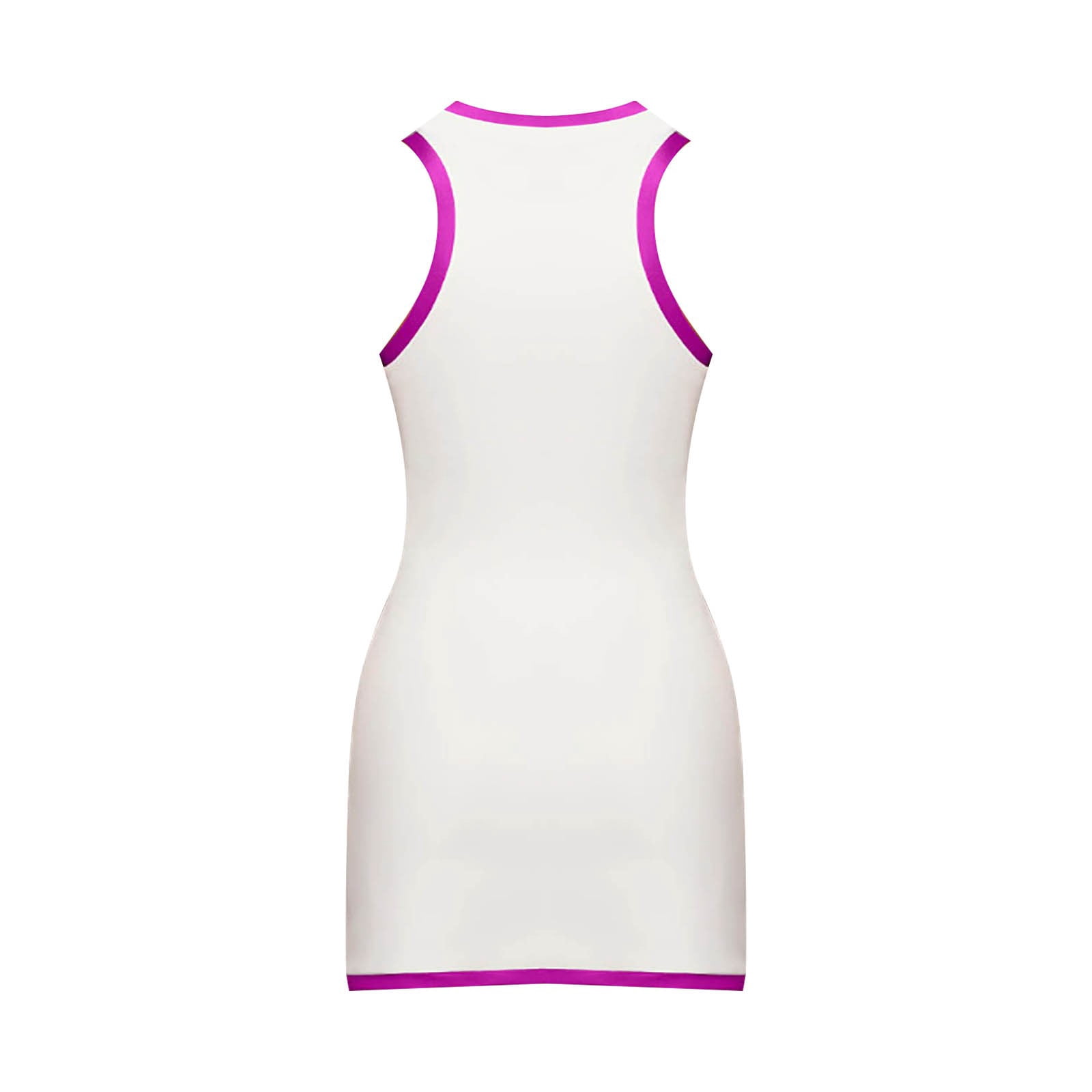 Rigardu summer dresses for women 2024 Hansber Women's Sleeveless Workout Tennis Dress Racerback Zipper Athletic Exercise Sports Dresses Summer Outfits D + M