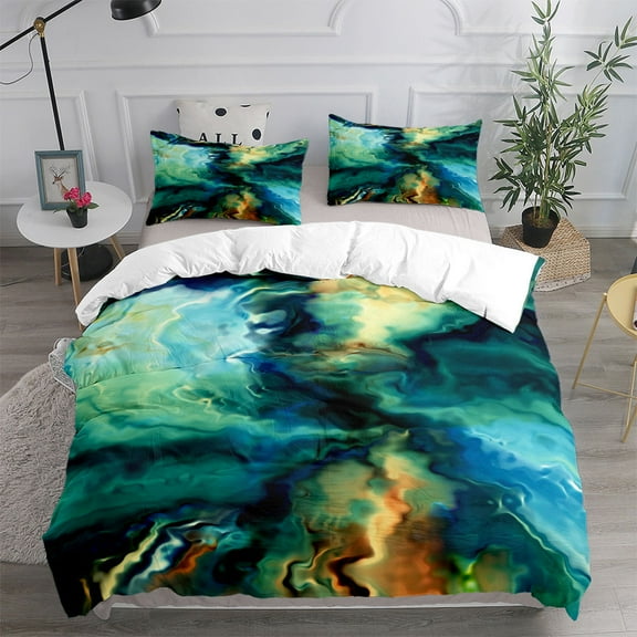 Jungle Lagoon Set King Double Full Twin Single Size Duvet Cover Pillow Case Bed Linen Set