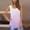 Purple, variant on Women Beach Vacation Clothes Cute Summer Sleeveless Tank Tops Spring Fashion Cami T-Shirts Casual Loose Blouses