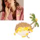 thumbnail image 5 of Broche De Animales De Dibujos Animados, Joyería Broche De Erizo Elegante aleación Verde Amarilla Encantadora Para Viajes De Trabajo, 5 of 7