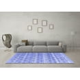 thumbnail image 3 of Ahgly Company Indoor Rectangle Abstract Blue Modern Area Rugs, 5' x 8', 3 of 4