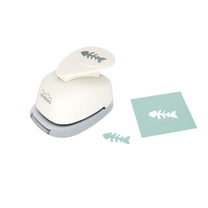 Bira Craft 1 inch Fish Bone Lever Action Craft Punch for Paper Crafting Scrapbooking