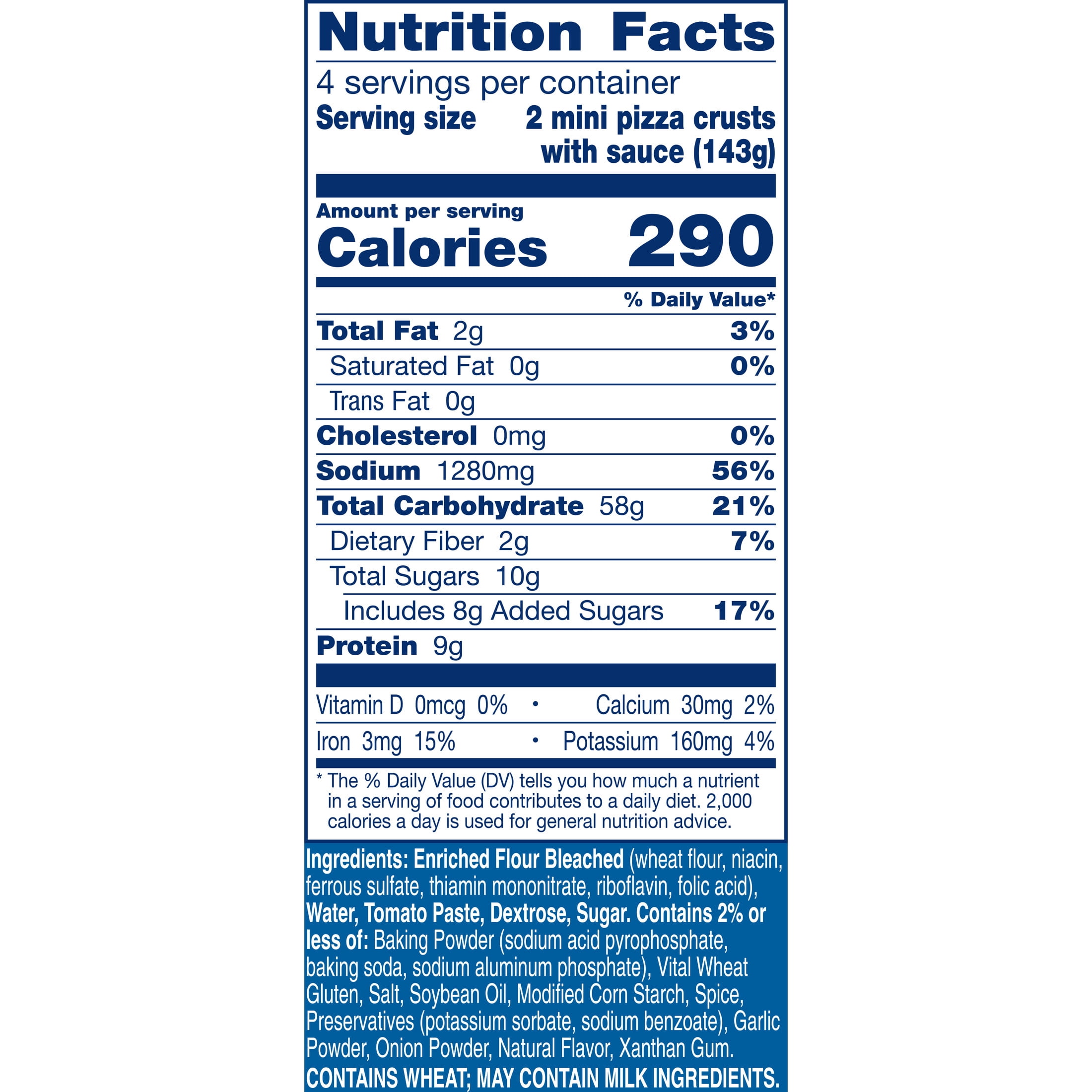 Pillsbury Mini Pizzas Kit, Classic Crust, Refrigerated Pizza Dough, 20.2 oz