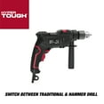 thumbnail image 5 of Hyper Tough 6-Amp 1/2-inch Corded Hammer Drill, Keyed Chuck, 120 Volt,TD6HD, 5 of 10