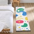 thumbnail image 3 of Yayeee Runner Rug for Bedroom 2'x6' Machine Washable Hallway Non Slip Mat, Colorful Round, 3 of 8