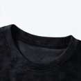 thumbnail image 5 of NIEWTR Kids Summer Batik Printed T-Shirts Quick Drying Short Sleeve Casual Tops for Boys Girls(Black,7-8 Years), 5 of 5