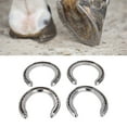 thumbnail image 3 of Fers à Cheval, 4 Pack Métal Outil Maréchal-Ferrant Fers à Cheval Équestres pour Chevaux, 3 of 8