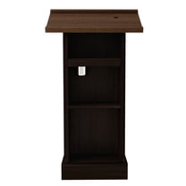 24.01 in. W x 15.66 in. D x 44.48 in. H Presentation Station Lectern with Storage